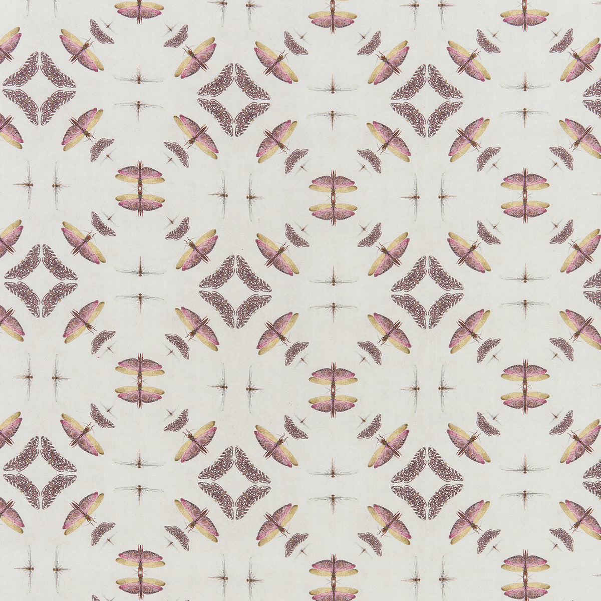 Tourmaline Fabric by Jennifer Shorto in Pink