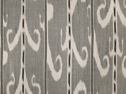 Trebizond Fabric by Carolina Irving in Ash/Onyx