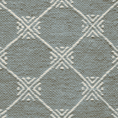 TRH-R135 rug in Flax / Ivory / Weathered Blue