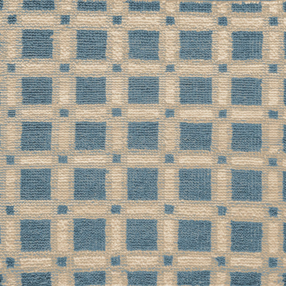 TRH-R46 rug in Ivory / Camel / Mineral Blue