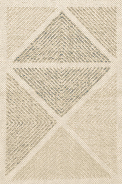 TRH-R53 rug in Ivory / Washed Denim / Pale Stone