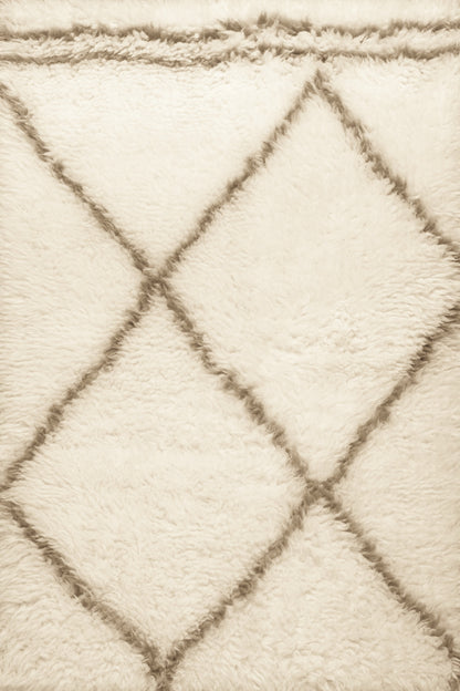 TRH-R64 rug in Parchment / Tobacco