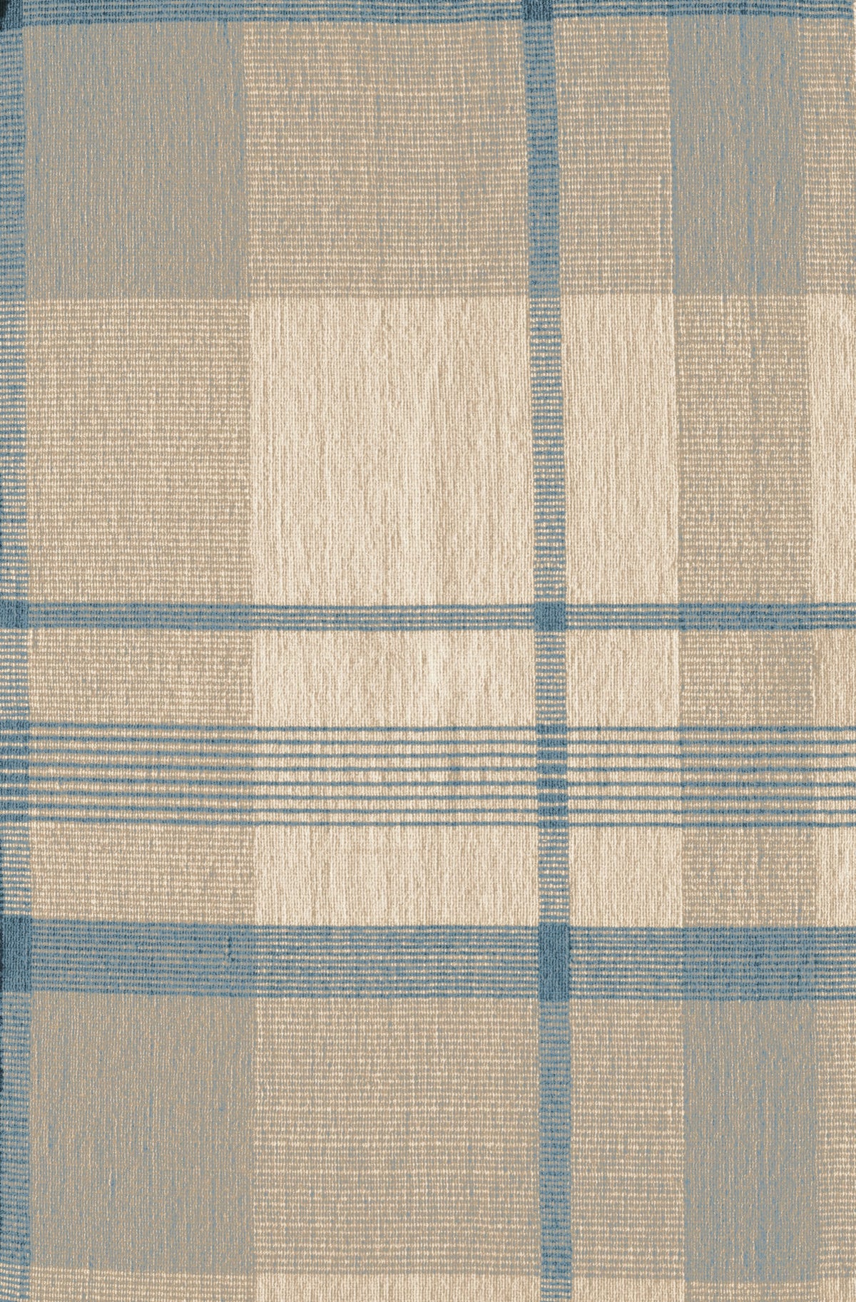 TRH-R81 rug in Ivory / Camel / Mineral Blue