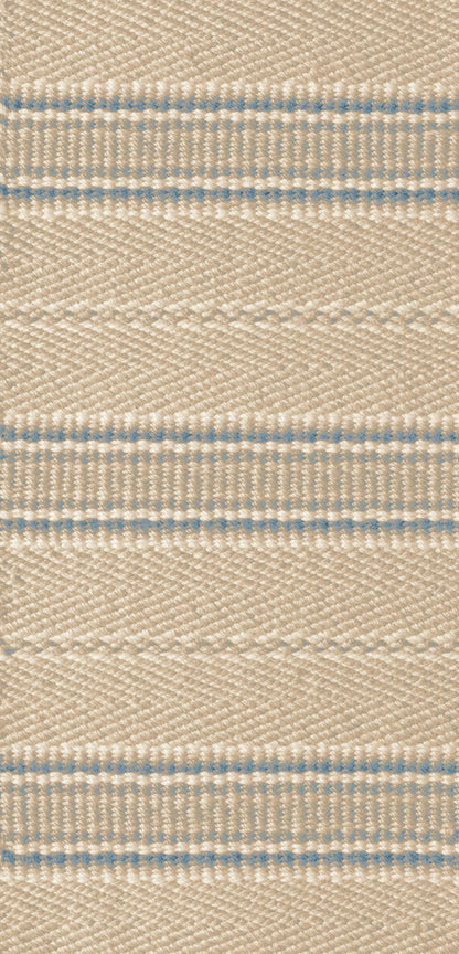 TRH-R91 rug in Ivory / Camel / Mineral Blue