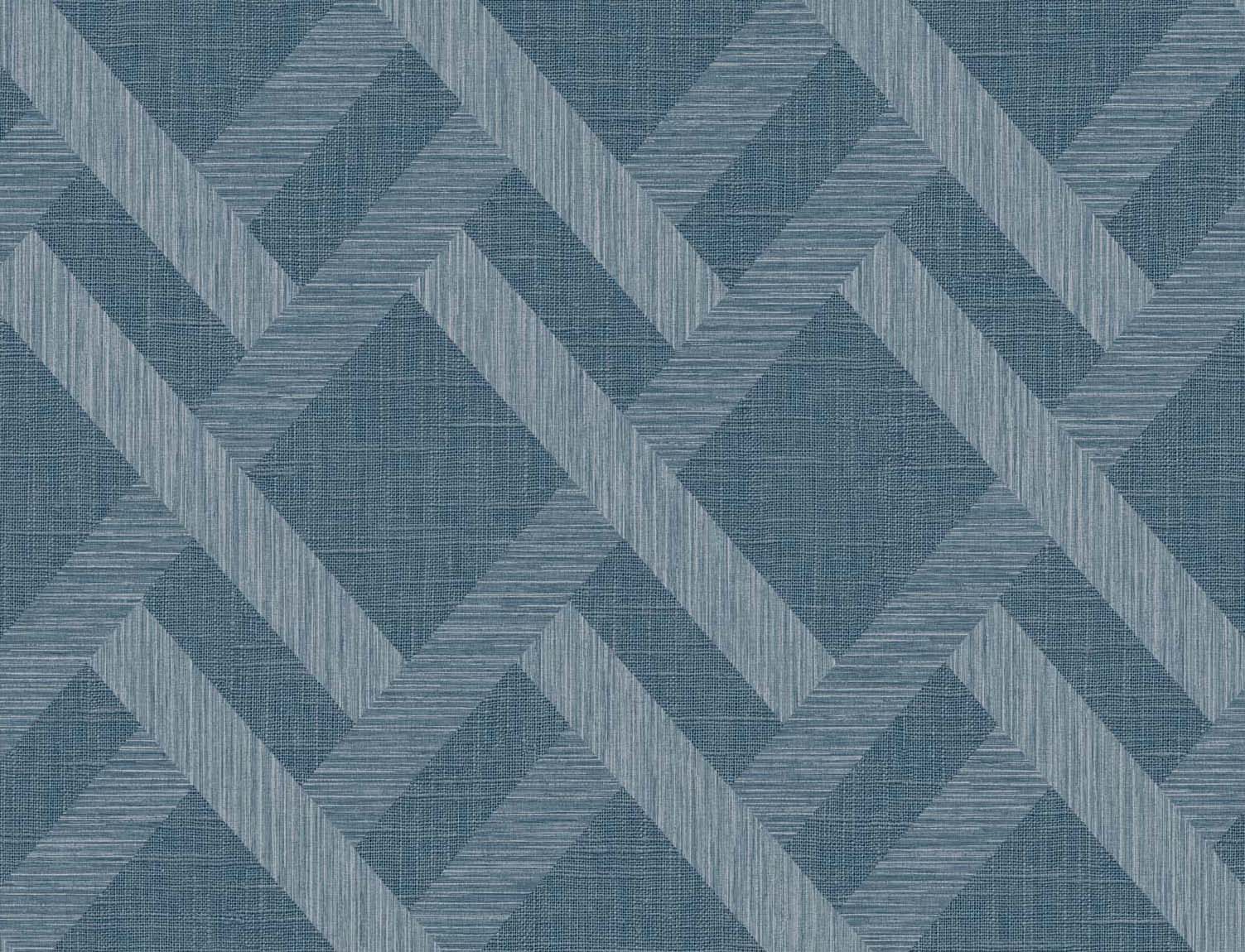 Seabrook Even More Textures Linen Trellis Wallpaper - Nautica