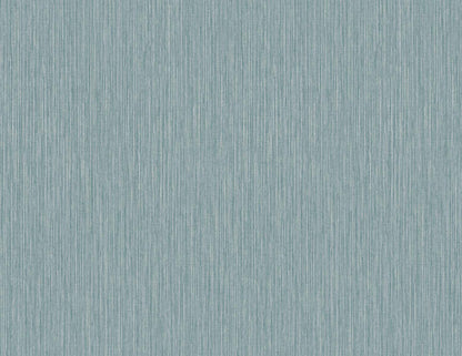 Seabrook Even More Textures Vertical Stria Wallpaper - Agave & Metallic Silver
