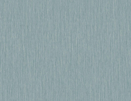 Seabrook Even More Textures Vertical Stria Wallpaper - Agave & Metallic Silver