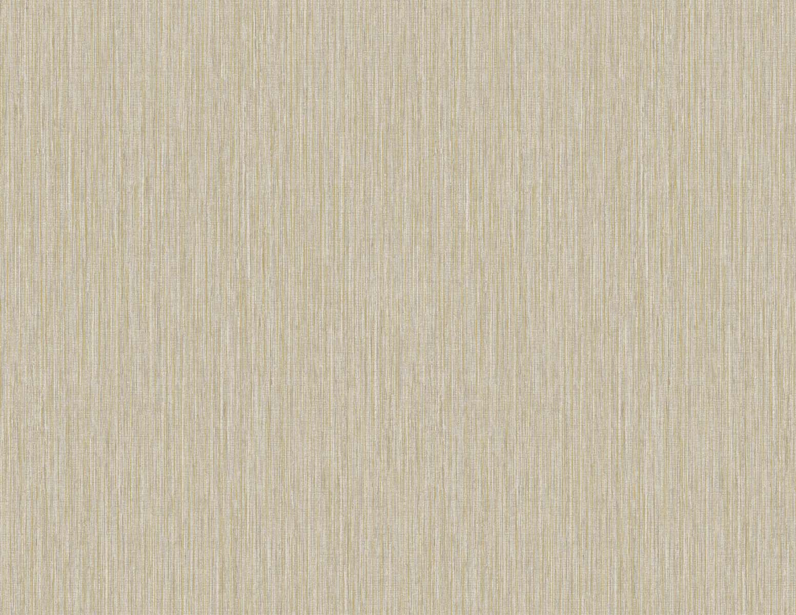 Seabrook Even More Textures Vertical Stria Wallpaper - Sandstone & Metallic Gold