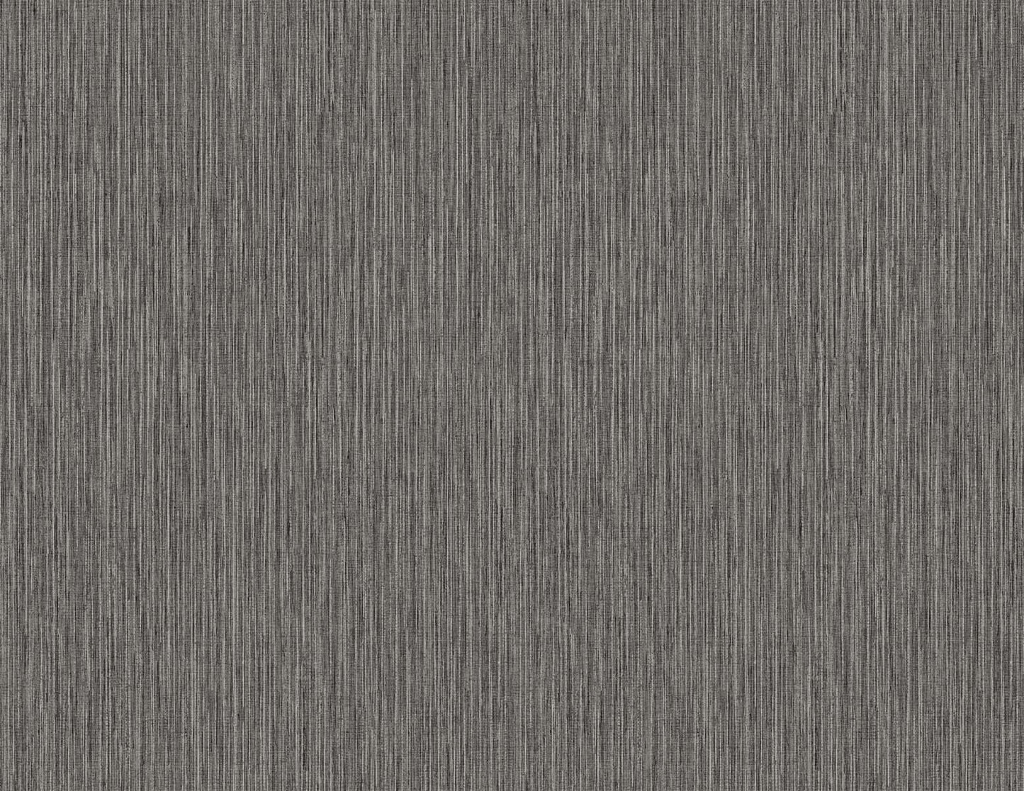 Seabrook Even More Textures Vertical Stria Wallpaper - Graphite & Metallic Silver