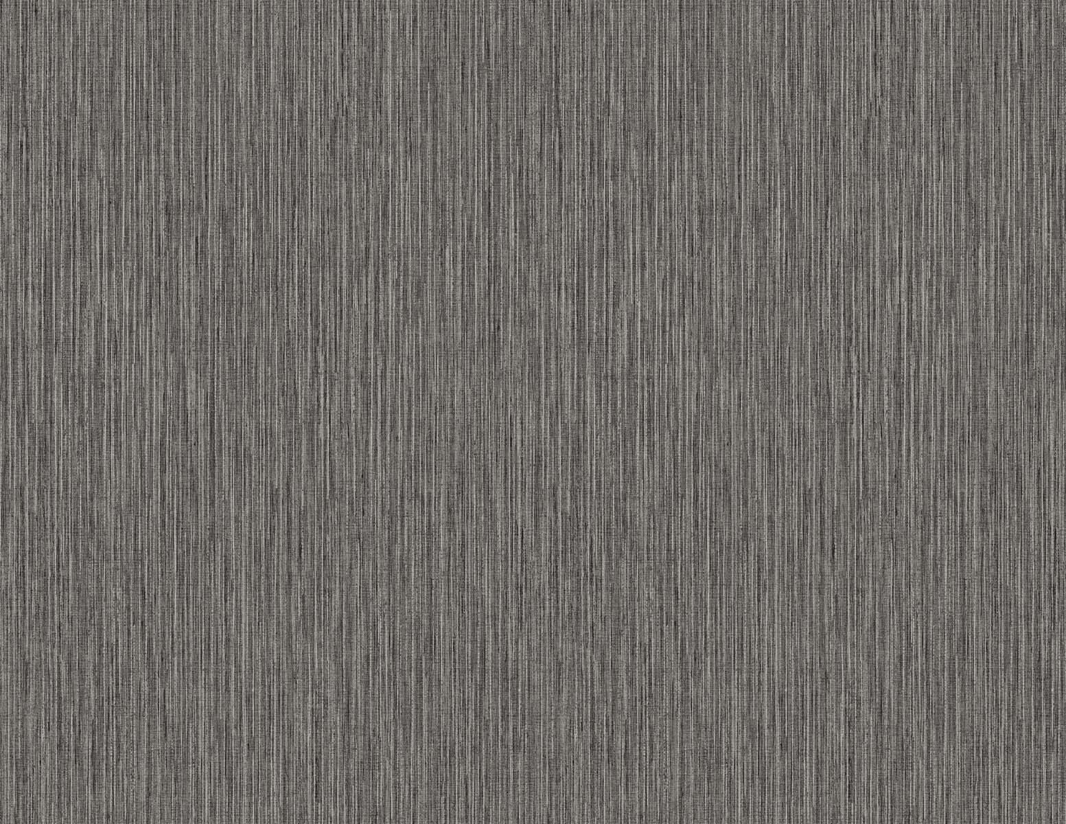 Seabrook Even More Textures Vertical Stria Wallpaper - Graphite & Metallic Silver