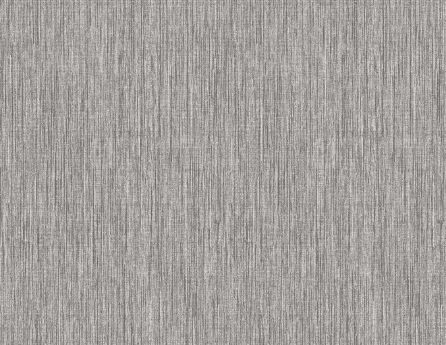 Seabrook Even More Textures Vertical Stria Wallpaper - Metallic Silver