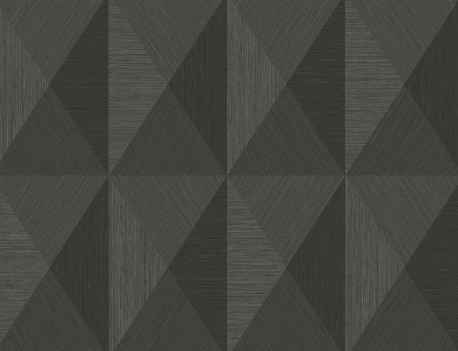 Seabrook Even More Textures Pinnacle Wallpaper - Ash