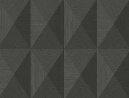 Seabrook Even More Textures Pinnacle Wallpaper - Ash