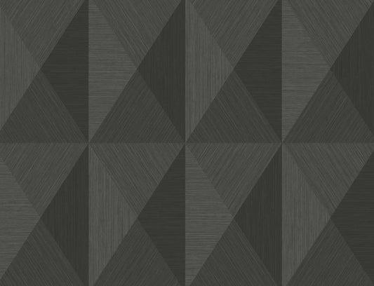 Seabrook Even More Textures Pinnacle Wallpaper - Ash