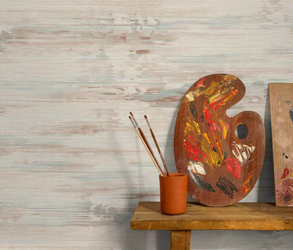 Seabrook Even More Textures Silk Mistral Wallpaper - Rust & Seaside