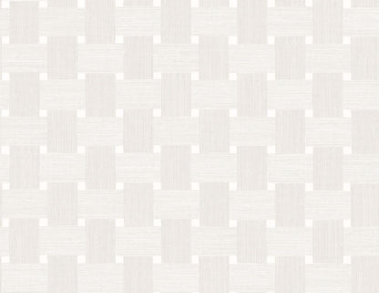 Seabrook Even More Textures Basketweave Wallpaper - Caster Sugar