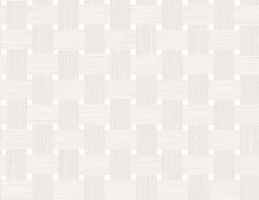 Seabrook Even More Textures Basketweave Wallpaper - Caster Sugar
