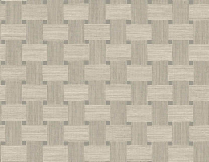 Seabrook Even More Textures Basketweave Wallpaper - Yerba