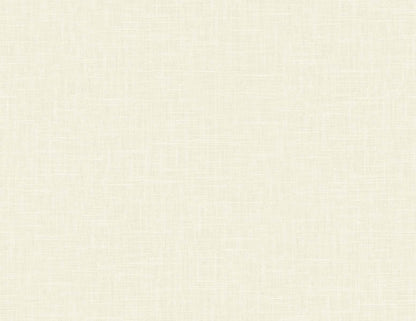 Seabrook Even More Textures Myrna Linen Wallpaper - Buttermilk