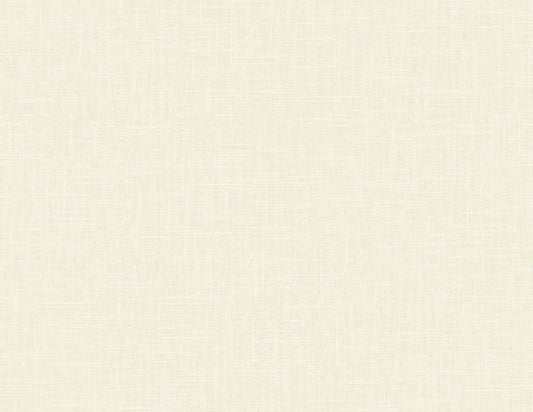 Seabrook Even More Textures Myrna Linen Wallpaper - Buttermilk
