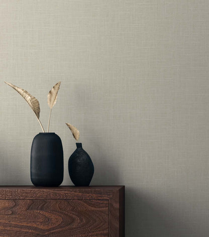 Seabrook Even More Textures Myrna Linen Wallpaper - Sand Dunes