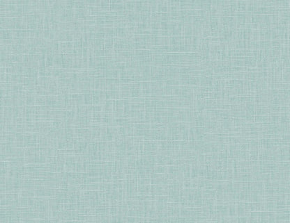 Seabrook Even More Textures Myrna Linen Wallpaper - Victorian Teal