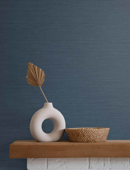 Seabrook Even More Textures Seawave Sisal Wallpaper - Alpha