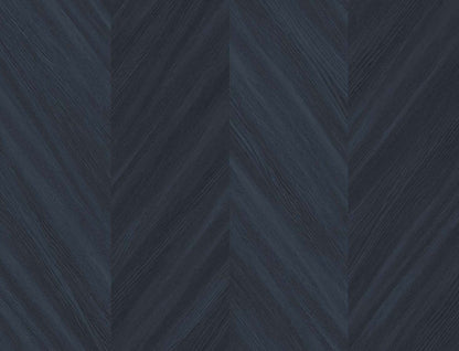 Seabrook Even More Textures Chevron Wood Wallpaper - Baikal