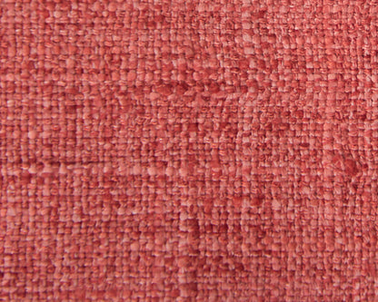 Tabby Weave Fabric by Titley & Marr in Coral
