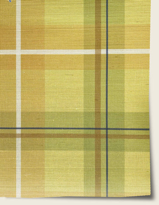 Tartan Paperweave Wallpaper by Aux Abris in Moss