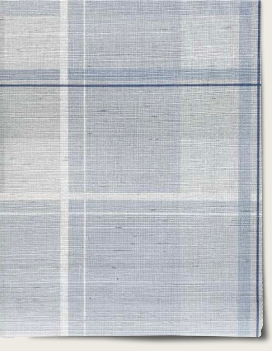 Tartan Grasscloth Wallpaper by Aux Abris in Wolf