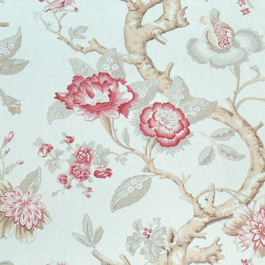 Thaxted Fabric by Titley & Marr in Rose & Hessian