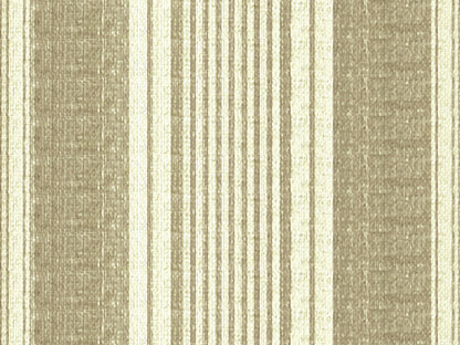 Toile Stripe Fabric by Titley & Marr in Natural