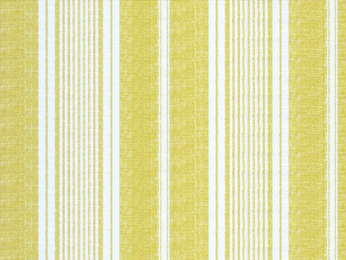 Toile Stripe Fabric by Titley & Marr in Yellow