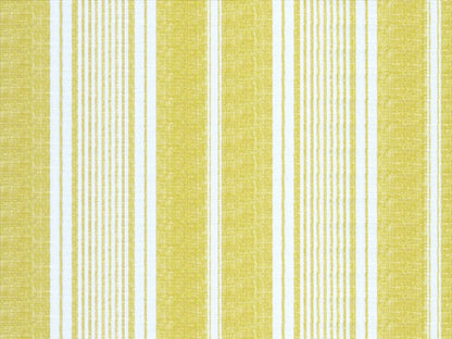 Toile Stripe Fabric by Titley & Marr in Yellow