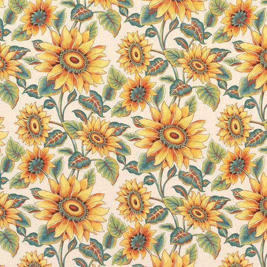 Les Tournesols Fabric by Décors Barbares in Original