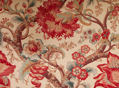 Tree of Life Fabric by Titley & Marr in Pink and Oyster