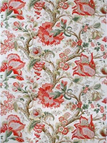 Tree of Life Fabric by Titley & Marr in Almond