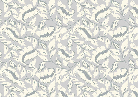 Twirl Wallpaper by Betsy Textiles in French Blue