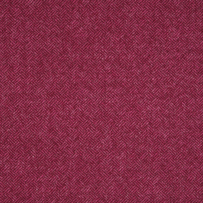 Parquet Wool Fabric by Abraham Moon Raspberry