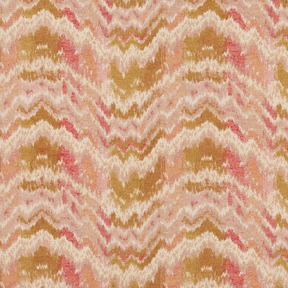 Volcano Songs Fabric by Jennifer Shorto in Pink Blush