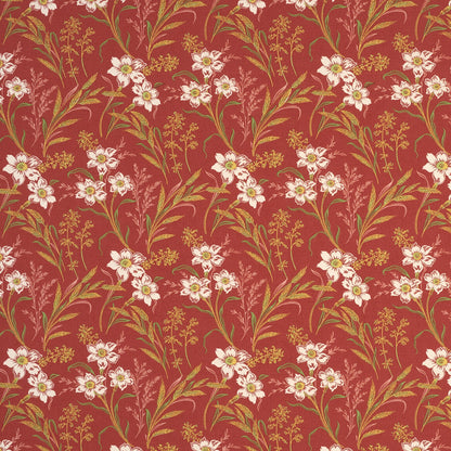 Véra Fabric by Décors Barbares in Terracotta