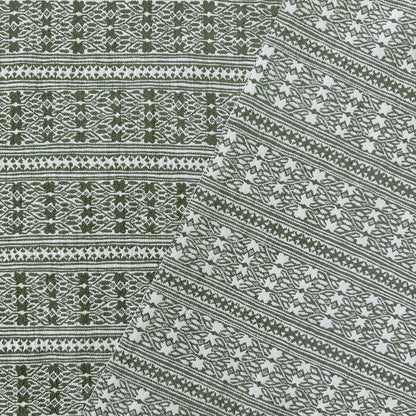 Vera Woven Fabric by Serena Dugan in Cypress