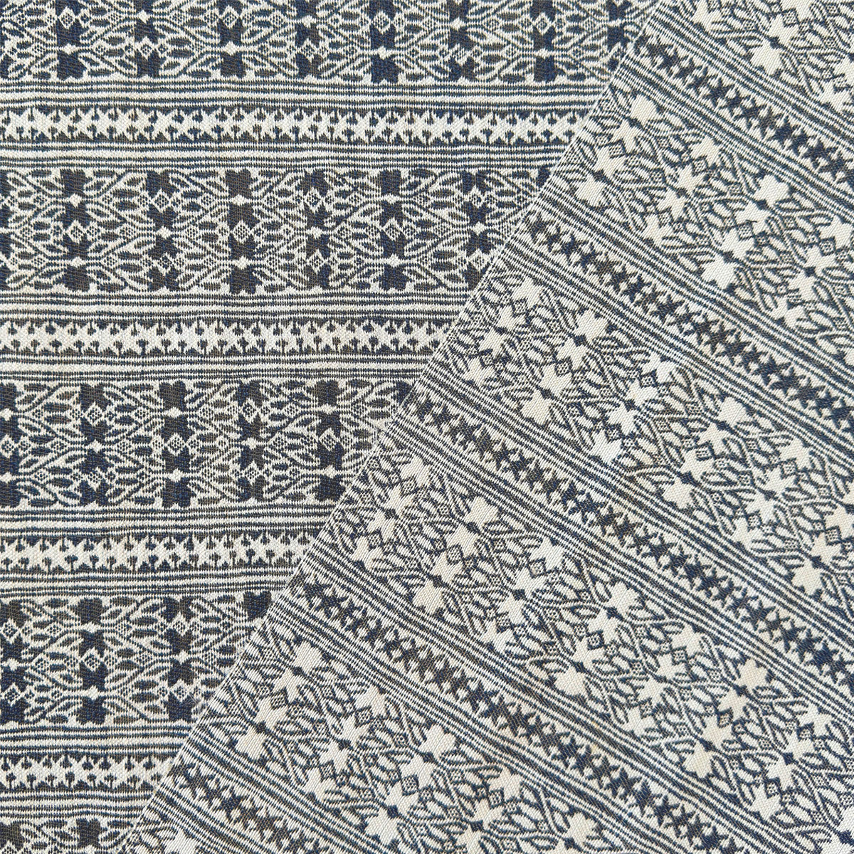 Vera Woven Fabric by Serena Dugan in Ink