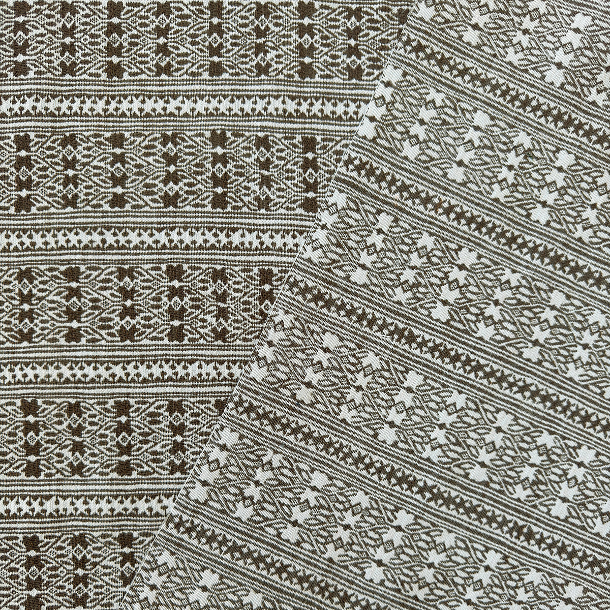 Vera Woven Fabric by Serena Dugan in Umber