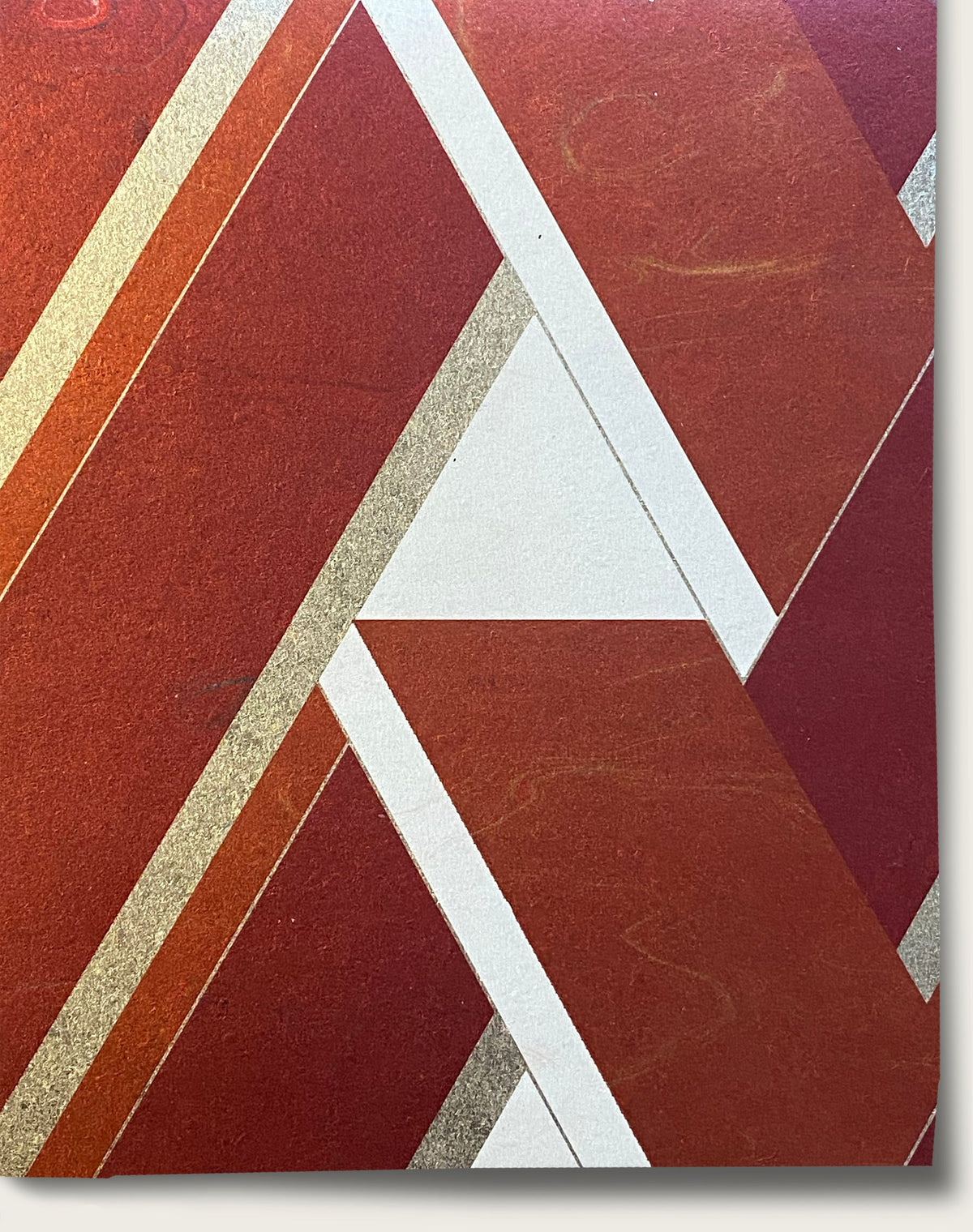 Vespa Wallpaper Mural by Aux Abris in Romano Red