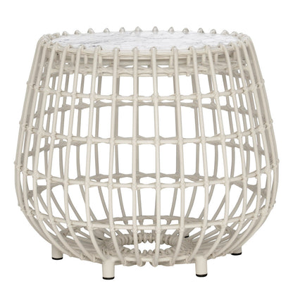 Vino Stool / Side Table Round 57 by JANUS et Cie in Nimbus