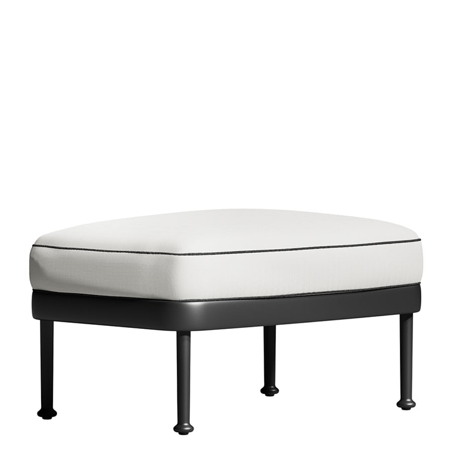 Viretta Ottoman by JANUS et Cie in Black