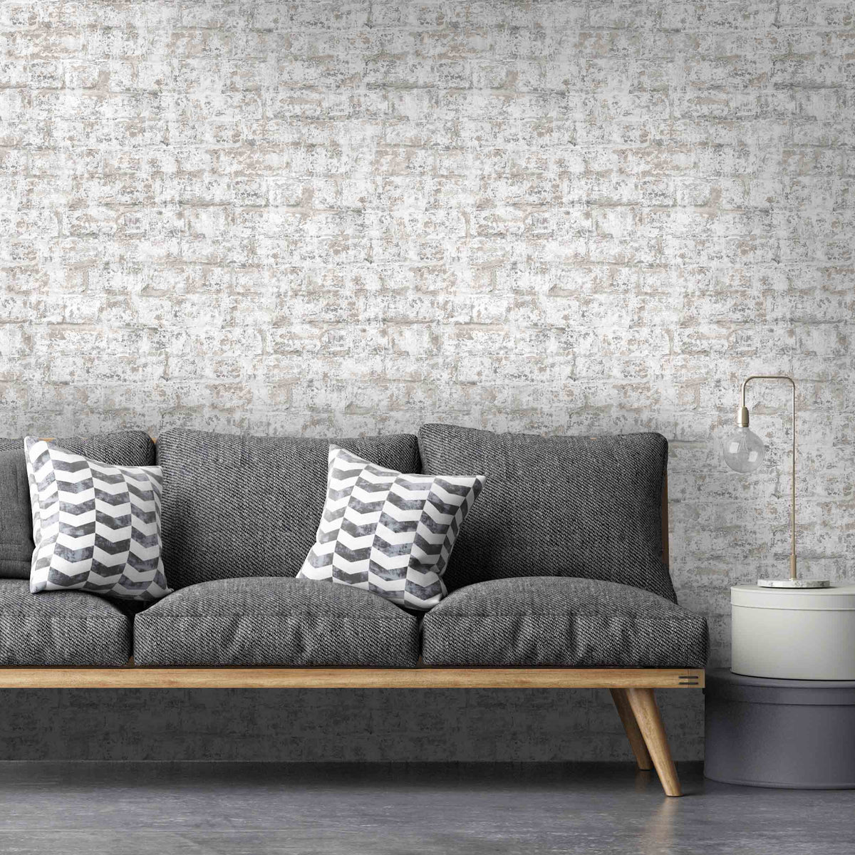 Plaster Brick Effect Wallpaper By Woodchip & Magnolia