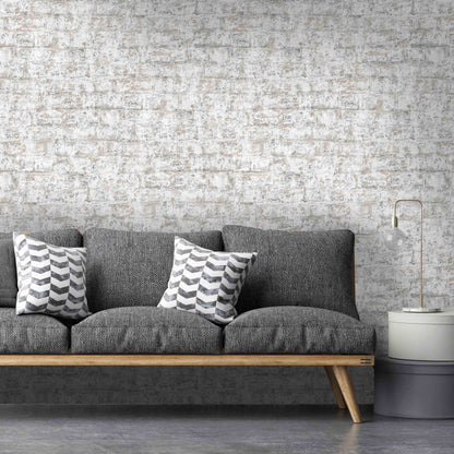 Plaster Brick Effect Wallpaper By Woodchip & Magnolia